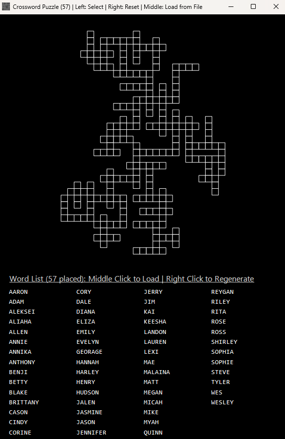 CrossWord