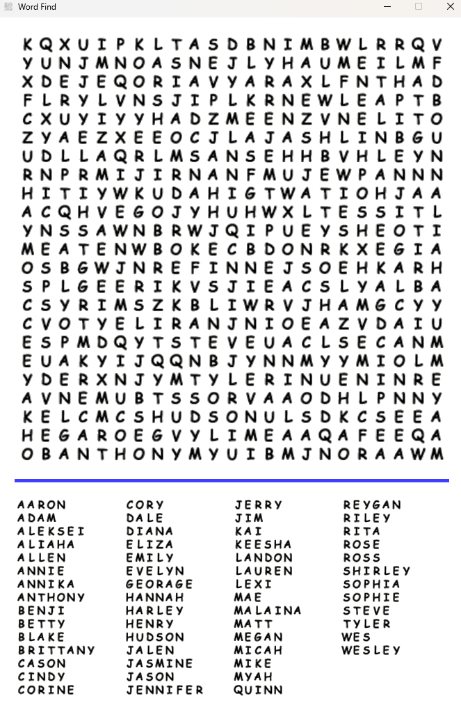 WordFind